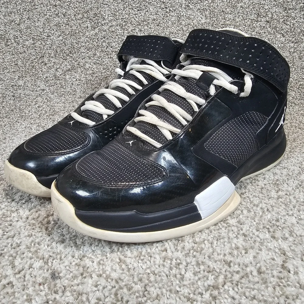Nike Jordan Flight SC-1 Jumpman Black White Shoes Mens Size 9.5 454043-010